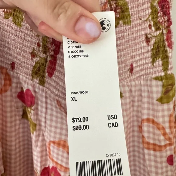 Urban Outfitters Pink and Green Floral Dress - Picture 5 of 8